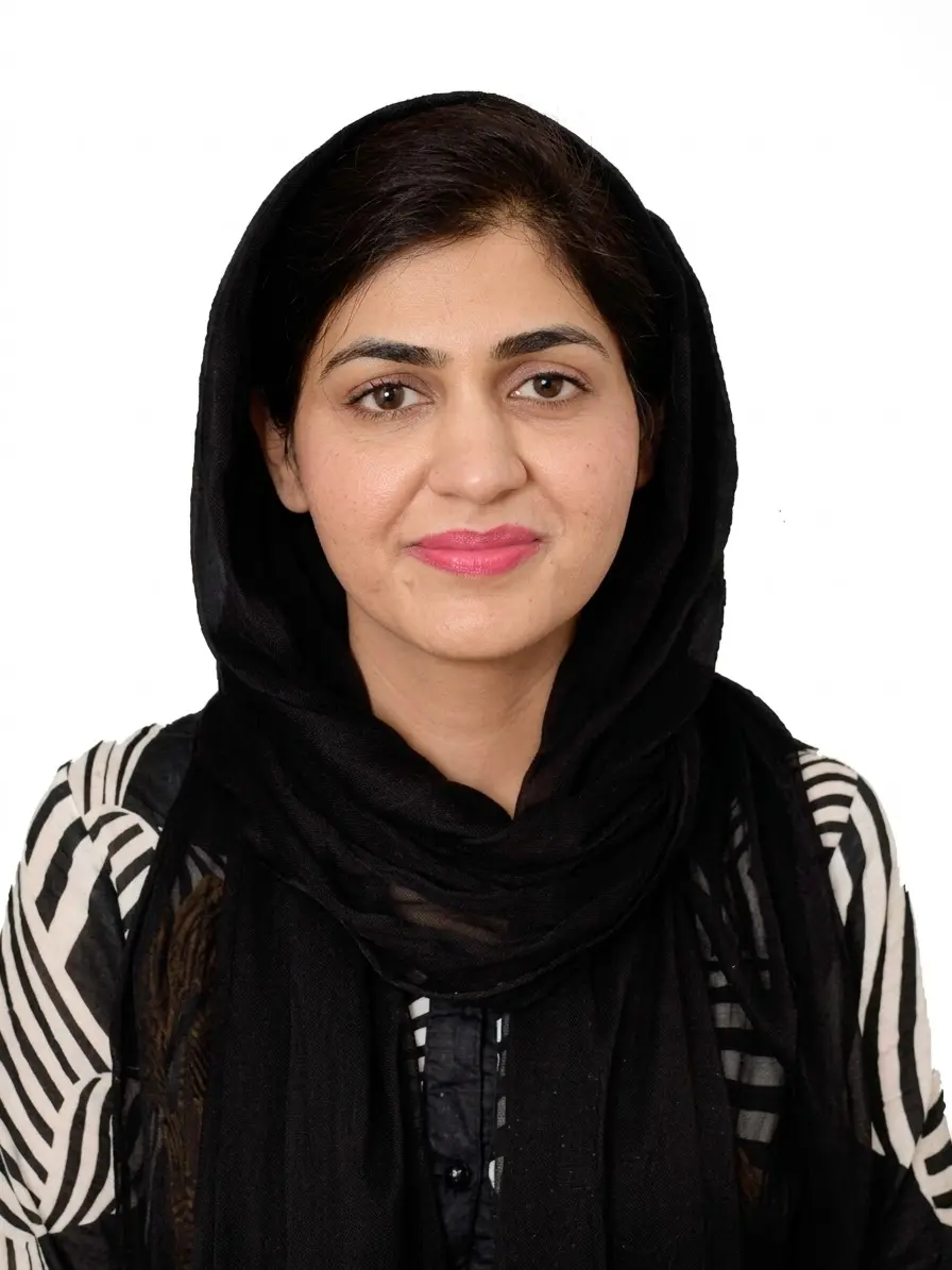 <p>Ms. Bushra Ali Khan</p>